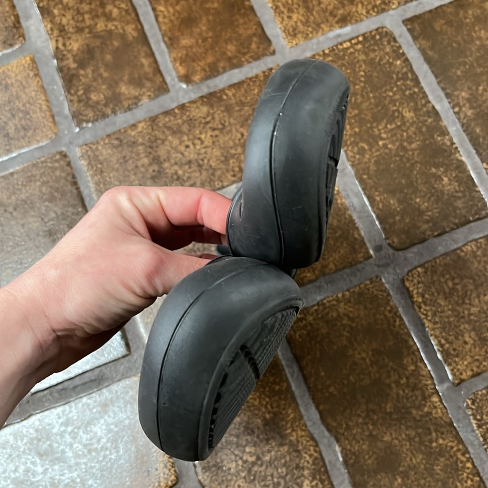 CROCS Black Kadee Mary Jane Slingback Flats - Picture 5 of 12